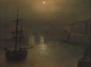 Whitby door John Atkinson Grimshaw