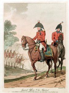 Generaal en zijn adjudant door John Augustus (after) Atkinson