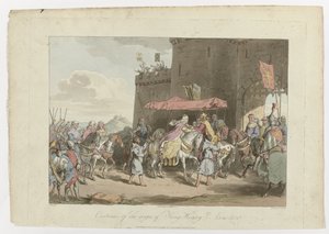 Kostuum uit het bewind van koning Hendrik 3, Anno 1250, 1 maart 1814