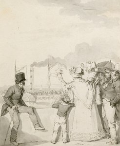 Vertrek uit Margate door John Augustus Atkinson
