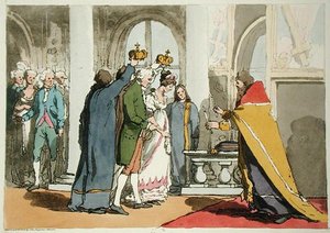 Huwelijk, geëtst door de kunstenaar, gepubliceerd 1804