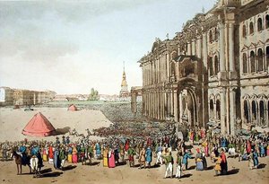 Openbaar Festival, geëtst door de kunstenaar, gepubliceerd 1804