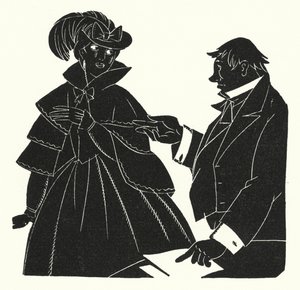 Illustratie voor Madame Bovary door Gustave Flaubert door John Austen