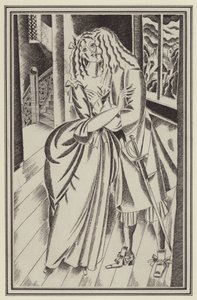 Illustratie voor Moll Flanders door Daniel Defoe door John Austen