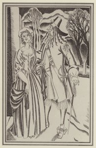 Illustratie voor Moll Flanders door Daniel Defoe