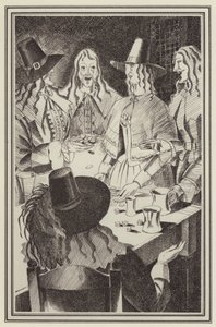 Illustratie voor Moll Flanders door Daniel Defoe door John Austen