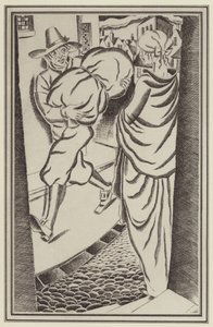 Illustratie voor Moll Flanders door Daniel Defoe door John Austen