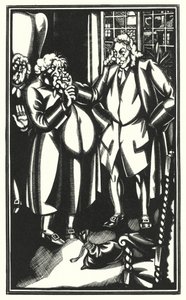 Illustratie voor Tristram Shandy door Laurence Sterne door John Austen