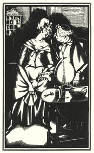 Illustratie voor Tristram Shandy door Laurence Sterne