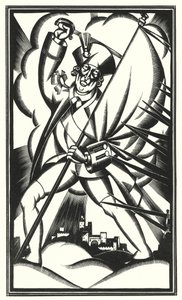 Illustratie voor Tristram Shandy door Laurence Sterne