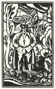 Illustratie voor Tristram Shandy door Laurence Sterne
