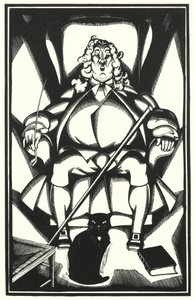 Illustratie voor Tristram Shandy door Laurence Sterne