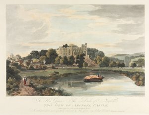 Dit Uitzicht op Arundel Castle door John Baily