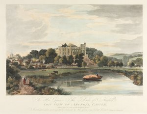 Dit uitzicht op Arundel Castle door John Baily