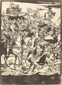 De Kruisiging [linker plaat]