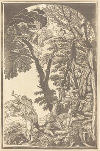 De dood van Sint Petrus Martelaar door John Baptist Jackson after Titian