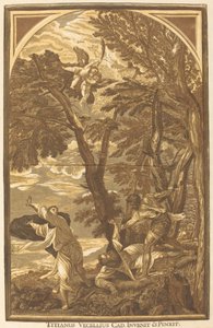 De Dood van Sint Petrus Martelaar door John Baptist Jackson after Titian