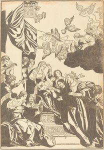 Het mystieke huwelijk van Sint-Catharina