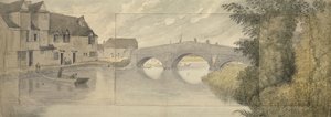 Hythe Bridge, Oxford, 1789