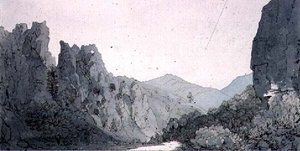 Dovedale, Derbyshire door John Bavistock Knight