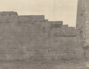 Karnak, Tempel ten zuiden van de Hypostyle Zaal, Zuidelijke Muur (Buitenzijde) door John Beasly Greene
