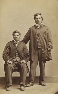 Takerei en Hapimana, c.1863 door John Beattie