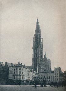 Kathedraal van Onze-Lieve-Vrouw, Antwerpen, België door John Benjamin Stone