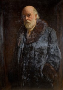 Portret van Sir Oliver Lodge