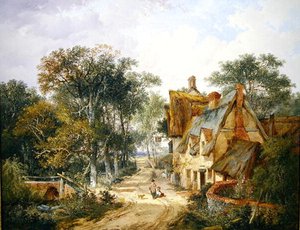 De Zwaan Herberg door John Berney Ladbrooke