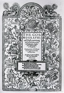 Titelpagina van De Kosmografische Spiegel, 1559