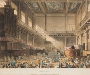 De kapel van Whitehall door John Bluck