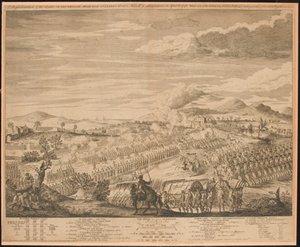 ?Een Voorstelling van de Slag op Drunmossie [sic] Moor nabij Culloden?, 16 april 1746 door John Bowles