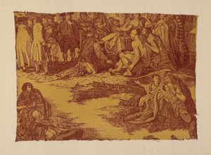 Fragment met de titel "William Penns verdrag met de Indianen".