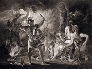 Macbeth, de drie heksen en Hecate, 1805