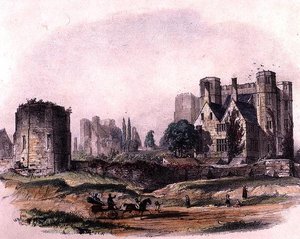 Kasteel Kenilworth door John Brandard