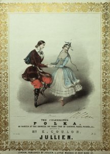 De Beroemde Polka, liedblad, 1840 door John Brandard