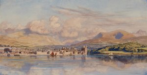 Caernarvon, 1875 door John Brett