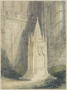 Ontwerp voor Chatterton Cenotaaf in St Mary Redcliffe Church