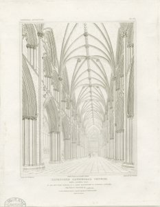 Interieur van Lichfield Cathedral - Schip