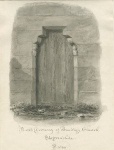 Armitage Kerk - Noordportaal door John Buckler