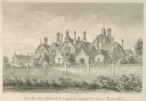 Barton under Needwood - "Barton Hall" door John Buckler
