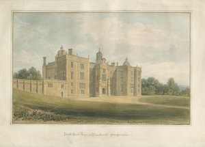 Beaudesert Hall en Park door John Buckler