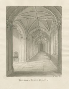 Blithfield Hall - Kloosters door John Buckler