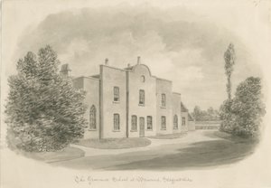 Brewood Grammar School door John Buckler