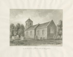 Broom (nu Worcestershire) Kerk door John Buckler
