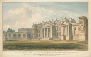 Buckinghamshire - Stowe House door John Buckler
