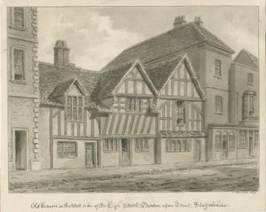 Burton-upon-Trent - Oude Huizen aan de Hoofdstraat