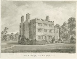 Butterton Hall door John Buckler