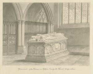 Clifton Campville Kerk - Vernon Monument door John Buckler