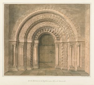 Cornwall - Kilkhampton Kerk door John Buckler